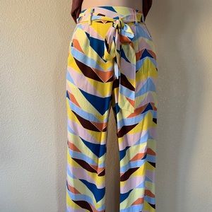 High Waisted Colorful Pants